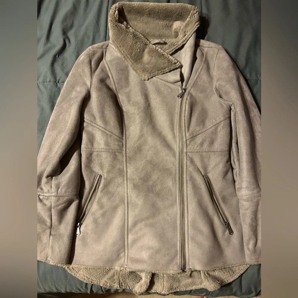 Prana Lilith faux shearling super soft jacket coat size small